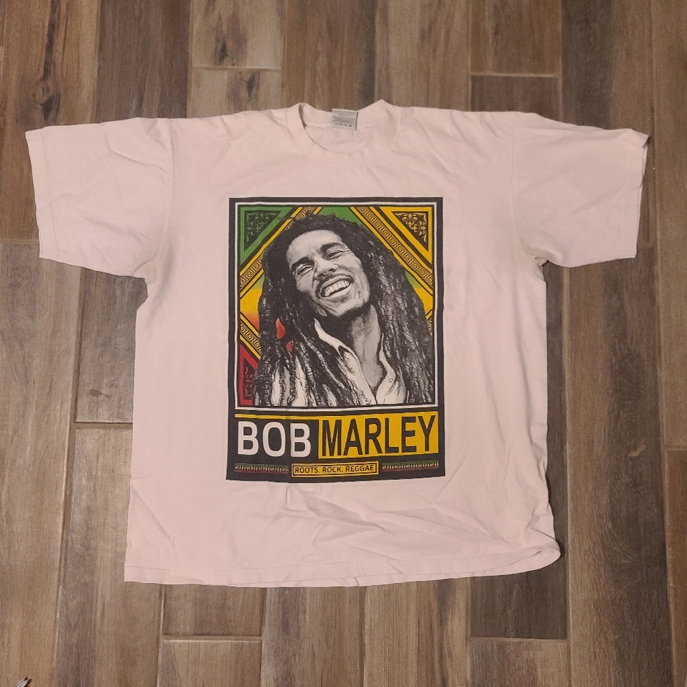 Y2K Bob Marley Reggae T Shirt